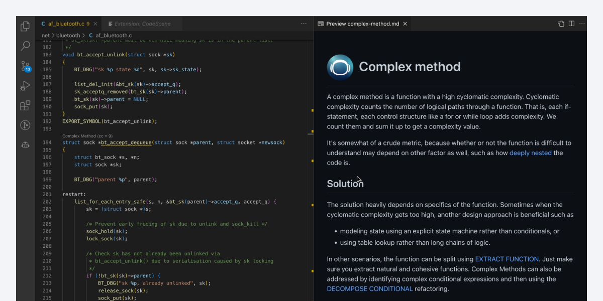 Sneak-Peek: IDE Integration for CodeScene!